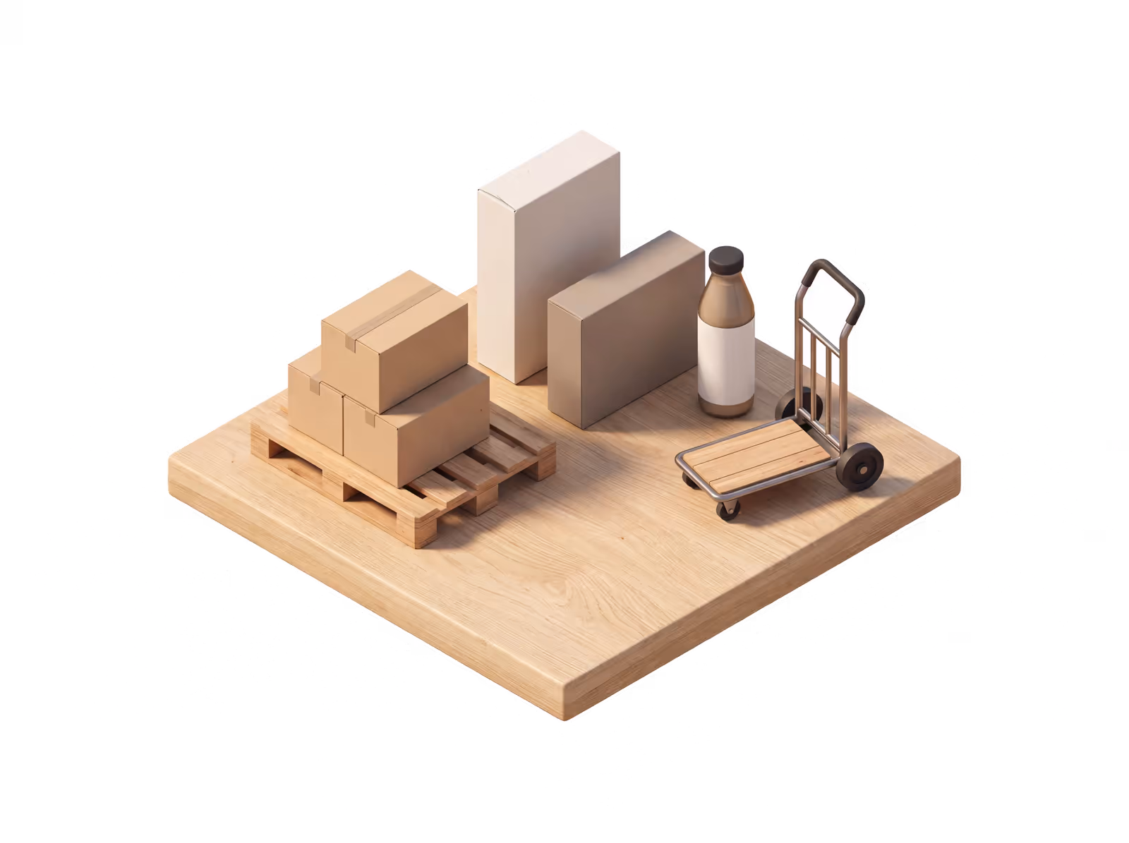 Isometric illustration for CPG insurance
