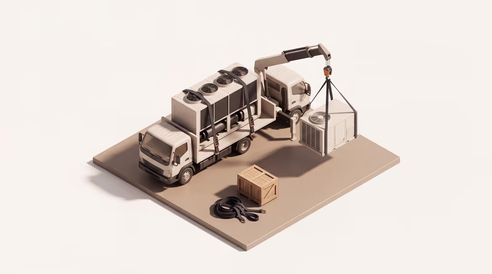 Insuring Chillers, RTUs, and High-Value HVAC Equipment in Transit and On Site