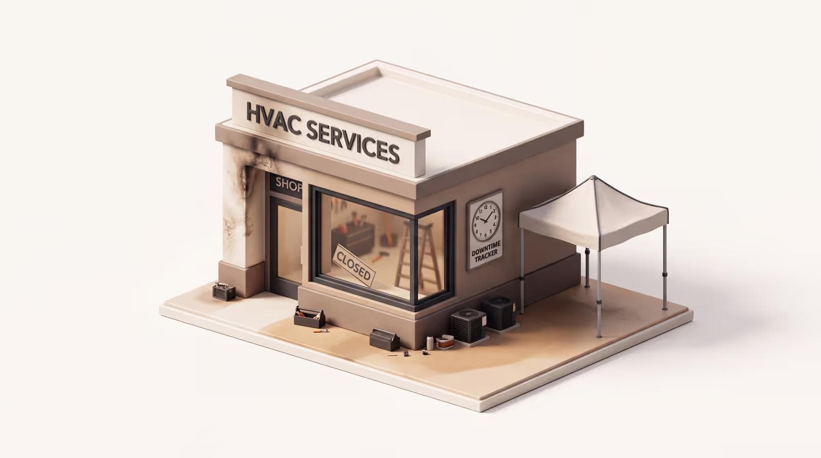 Business Income Coverage for HVAC Contractors: Shop Fires, Fleet Losses, and Downtime